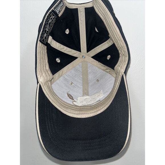 Vintage Big Oak Golf Course Baseball Hat Black Ahead Golfer Geneva NY - Picture 8 of 9